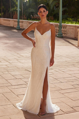 Spagetty Wedding Dress