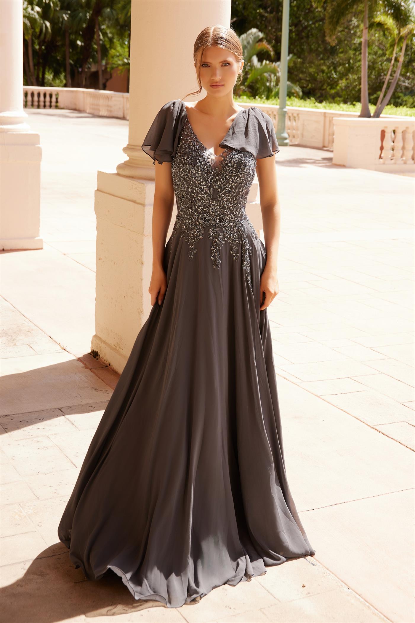 Graceful Mother Dress Charcoal / 12