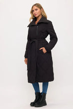 CLANP0057: Velocity Mixed Media Long Coat