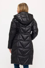 CLANP0088: Eclipse Geometric Puffer Coat