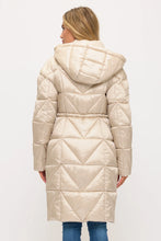 CLANP0088: Eclipse Geometric Puffer Coat