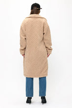 Diamond Sherpa Duster Coat