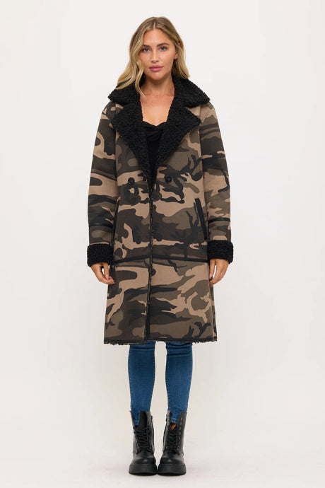 CLAAC0058: Stealth Luxe Camo Fur Coat