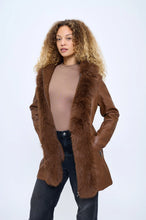 Cascade Faux Fur Coat
