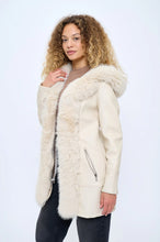 Cascade Faux Fur Coat