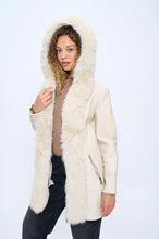 Cascade Faux Fur Coat