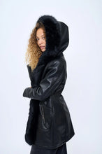 Cascade Faux Fur Coat