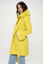 Enchantment Faux Fur-Trimmed Belted Coat