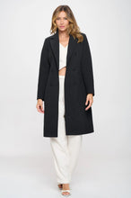 Eclipse Elegance Vegan Wool Double-Breasted Coat